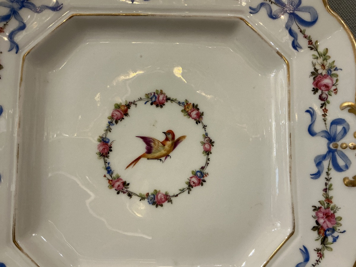 19th-century Porcelain Cake Plate From Vieux Paris -photo-2