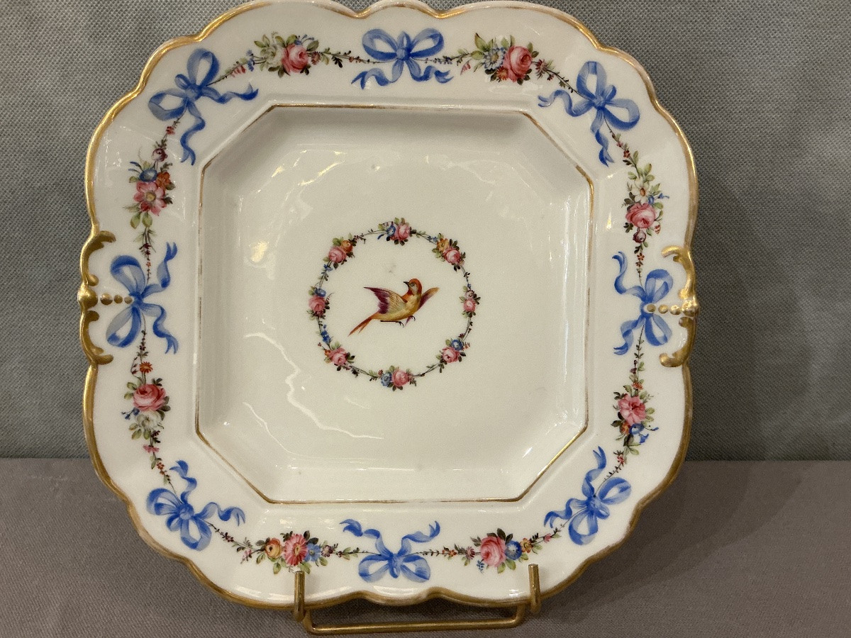 19th-century Porcelain Cake Plate From Vieux Paris -photo-3