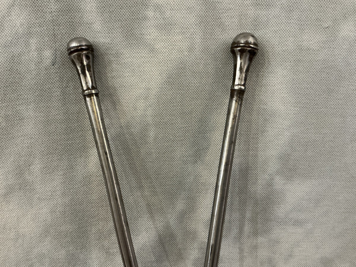 Grande pince ciseaux, pince à bras en fer forgé d’époque 18 ème -photo-4