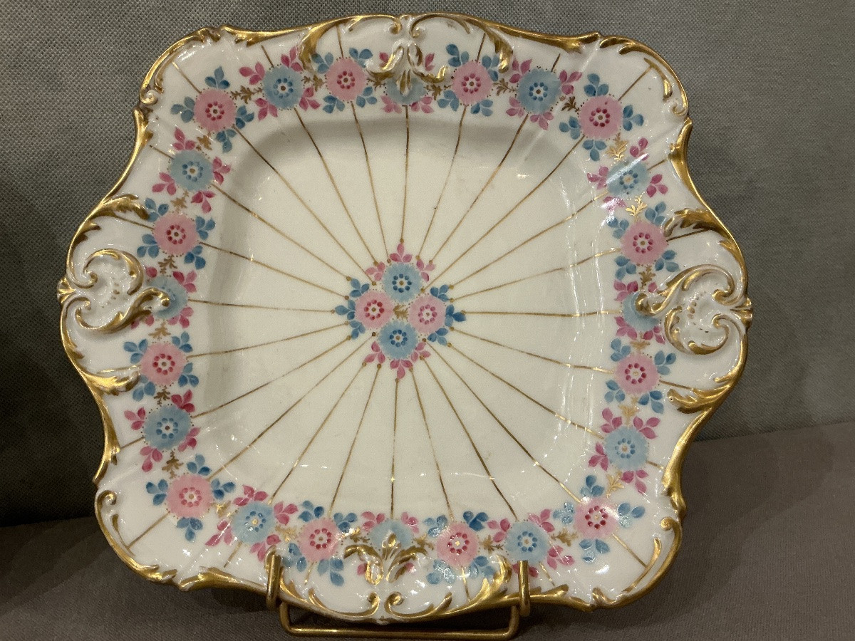 Pair Of 19th-century Porcelain Dishes From Vieux Paris -photo-2