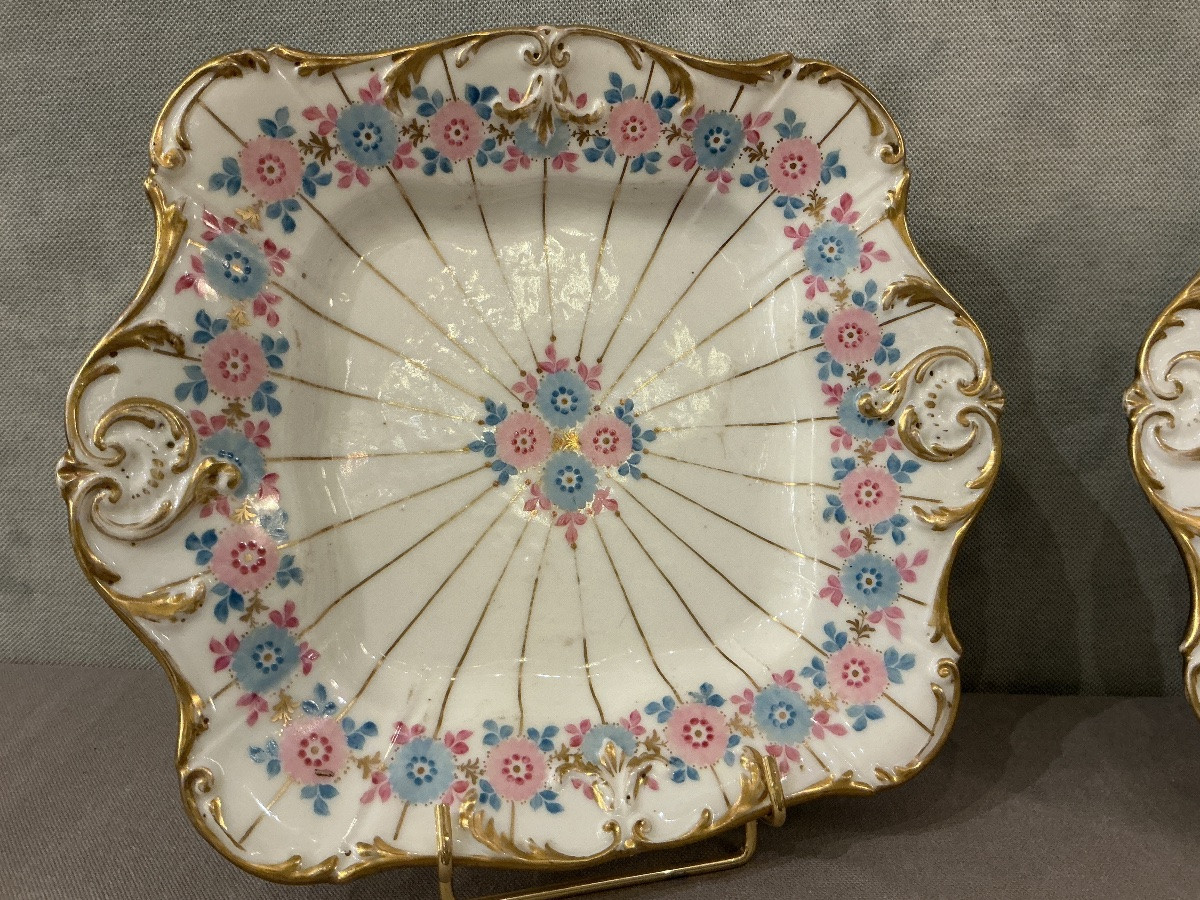 Pair Of 19th-century Porcelain Dishes From Vieux Paris -photo-3