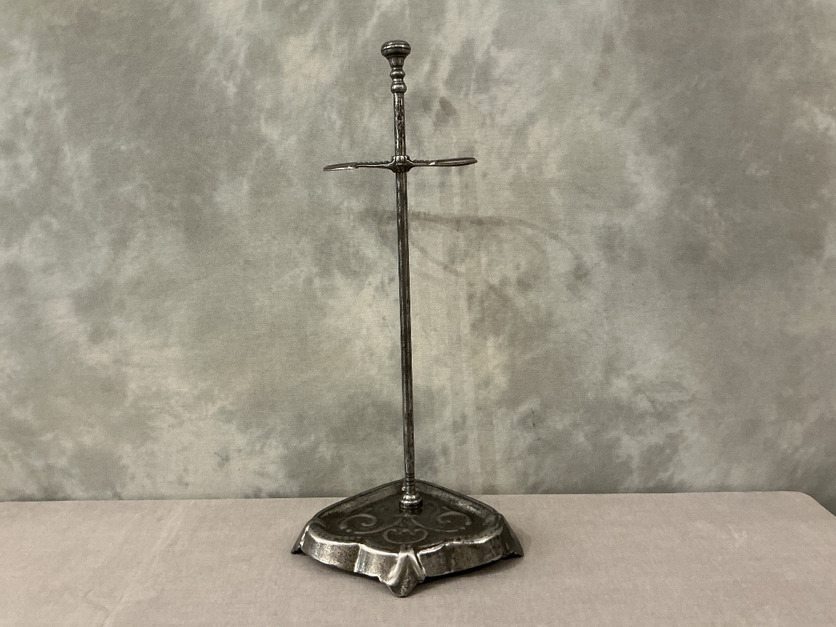 Antique Iron Fireplace Set From The 19th Century 