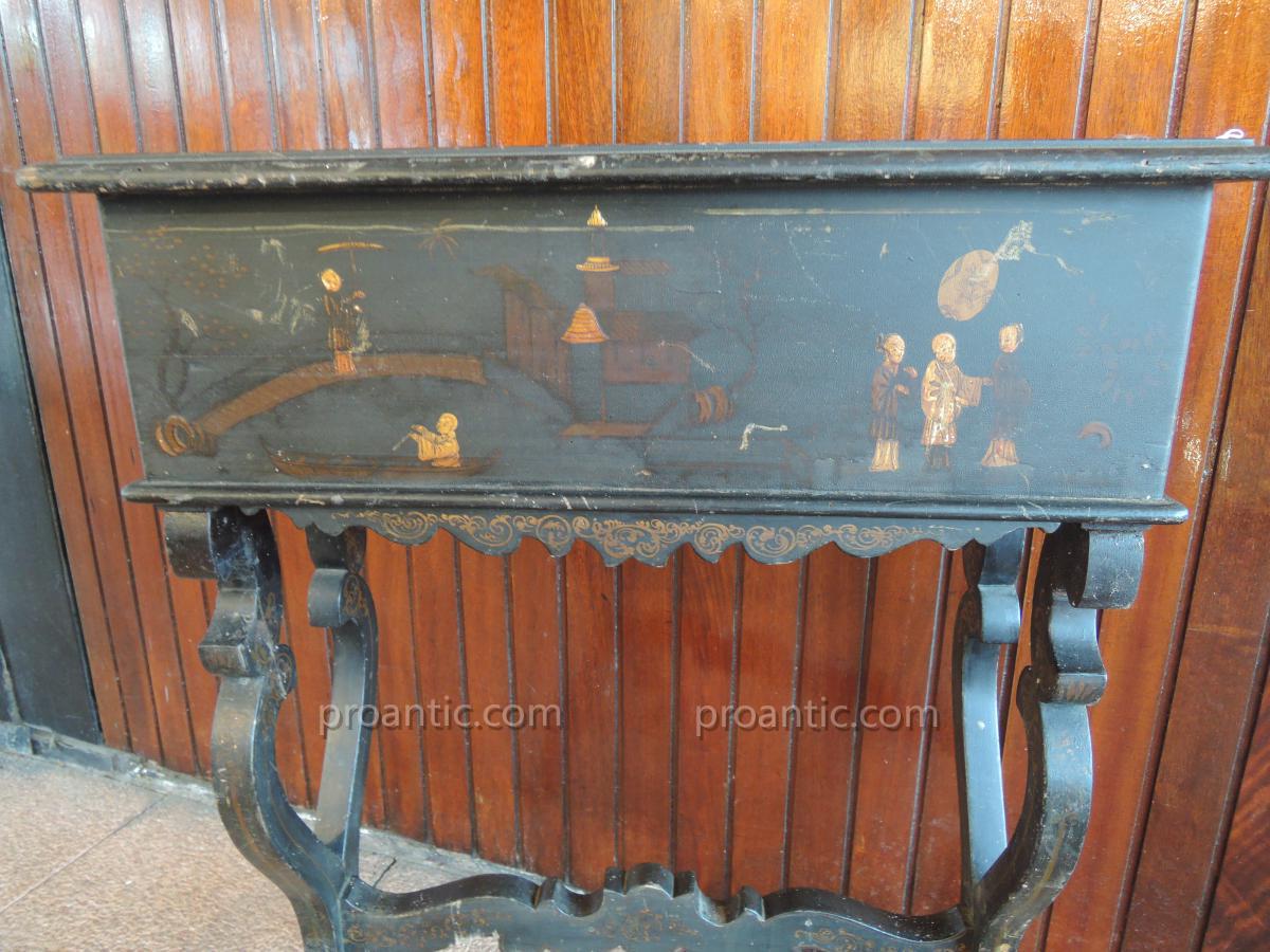 Planter Wood Blackened Napoleon III 19th-photo-4