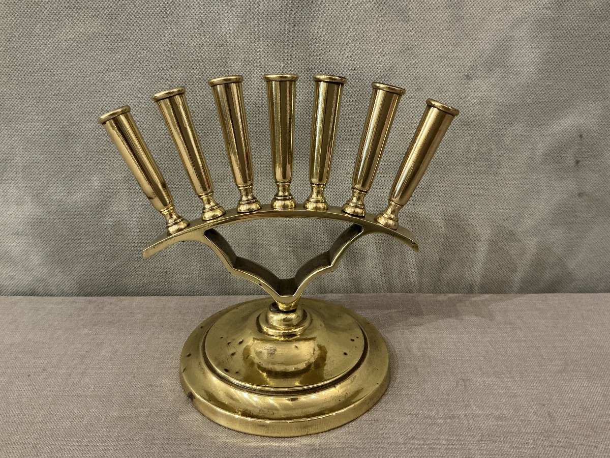 Antique Brass Cane Holder From The 19th Century -photo-3