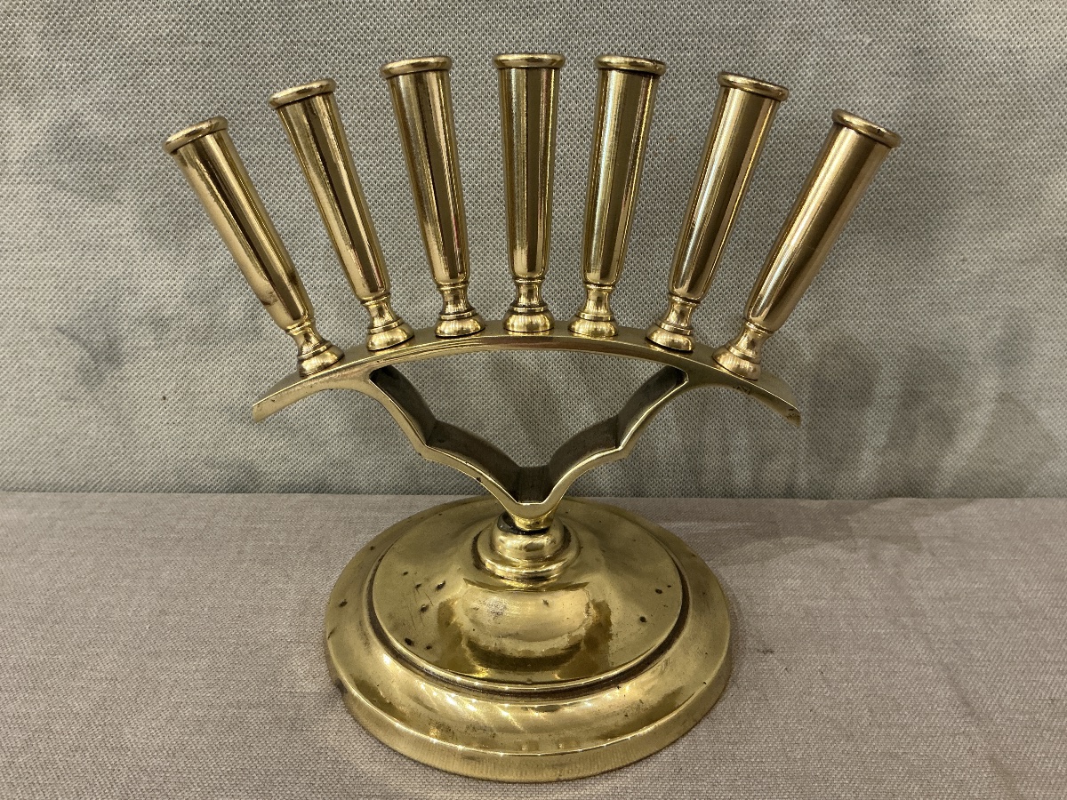 Antique Brass Cane Holder From The 19th Century -photo-1