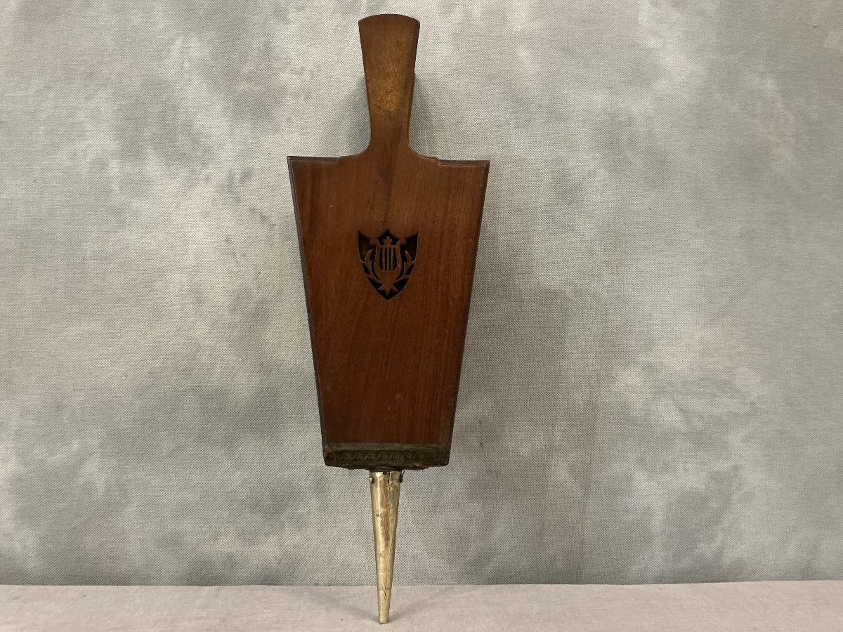 Mahogany Bellows From The Directoire Period, Late 18th To Early 19th Century -photo-4