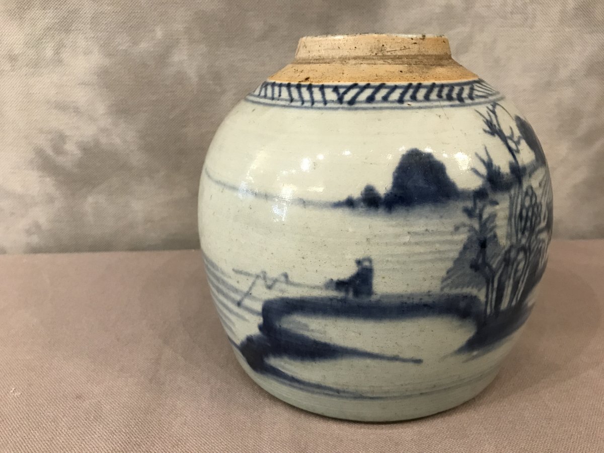 19th Century Earthenware Ginger Pot-photo-2