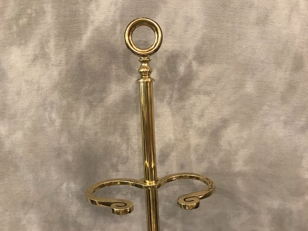 19th Charles X Brass And Cast Iron Servant-photo-2