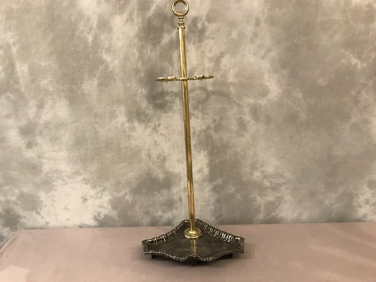 19th Charles X Brass And Cast Iron Servant