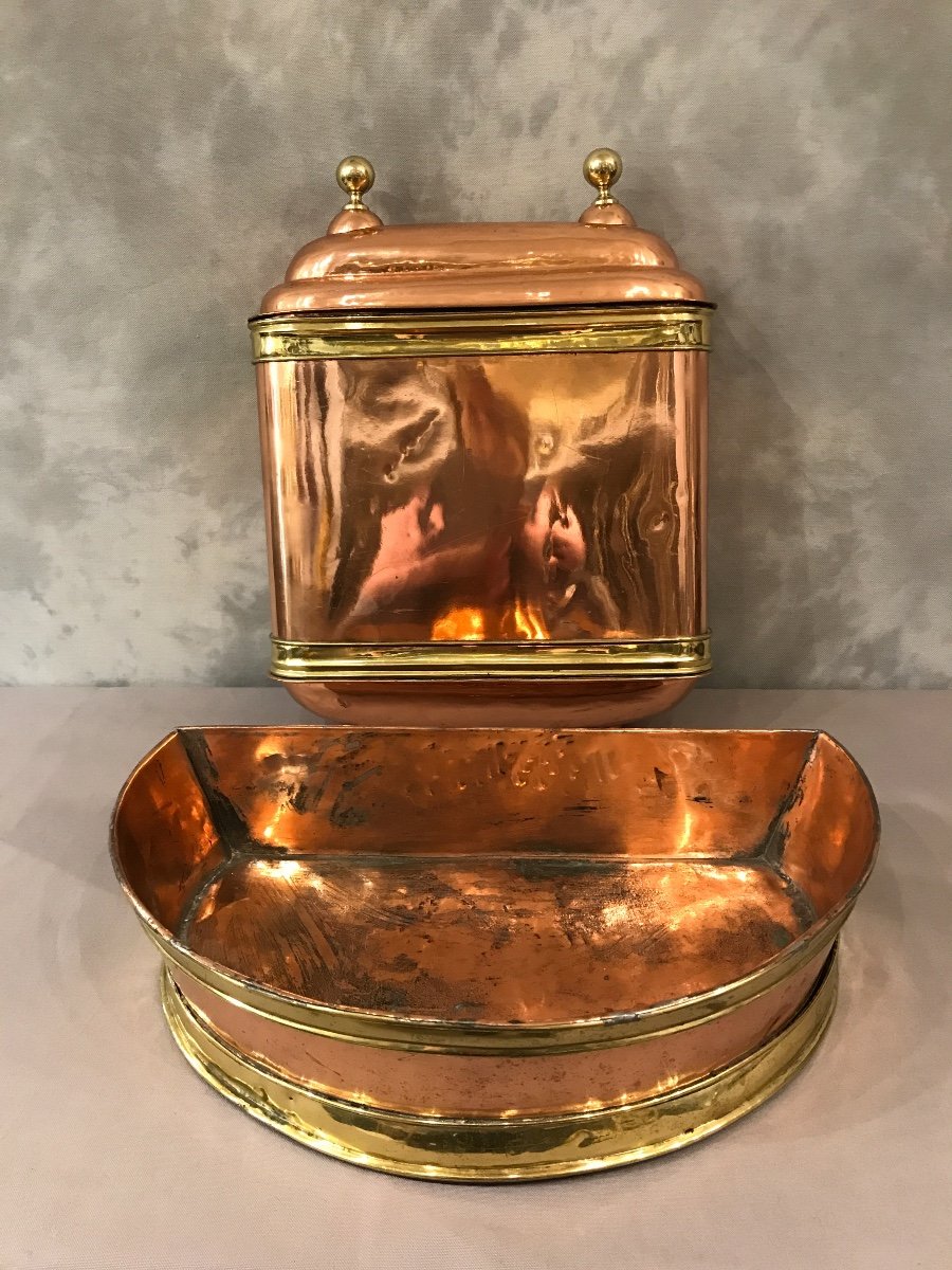 18th Century Copper And Brass Fountain