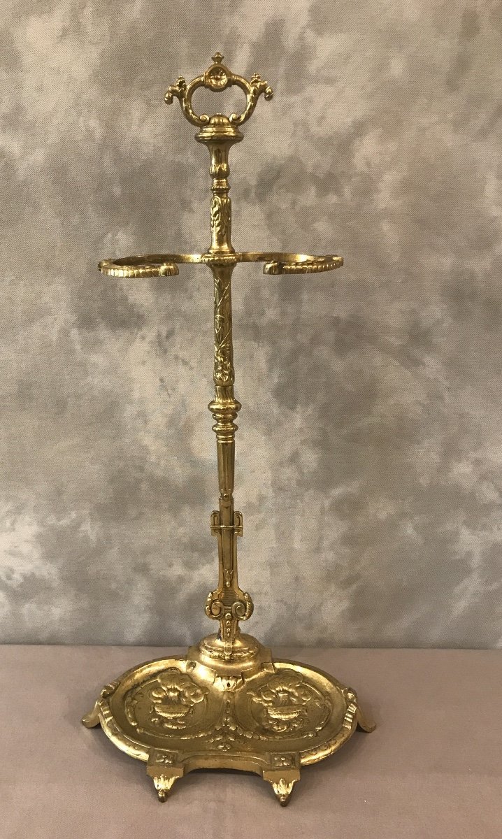 Serviteur De Cheminée En Bronze D’époque 19ème Napoléon III 