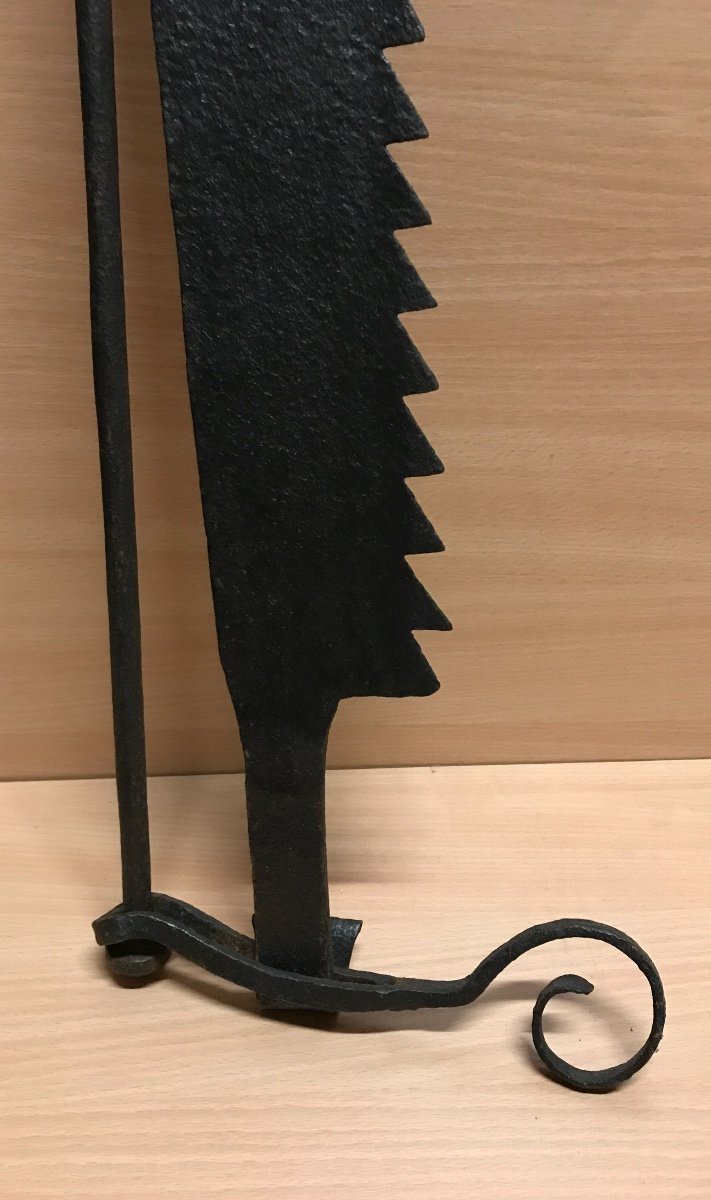 Wrought Iron Rack From Late 17th Century-photo-3