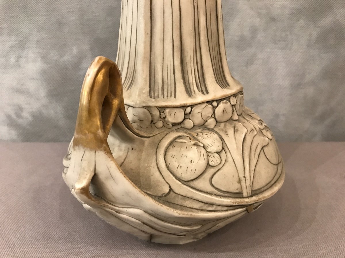 Art Nouveau Royal Dux Bohemia Vase-photo-4