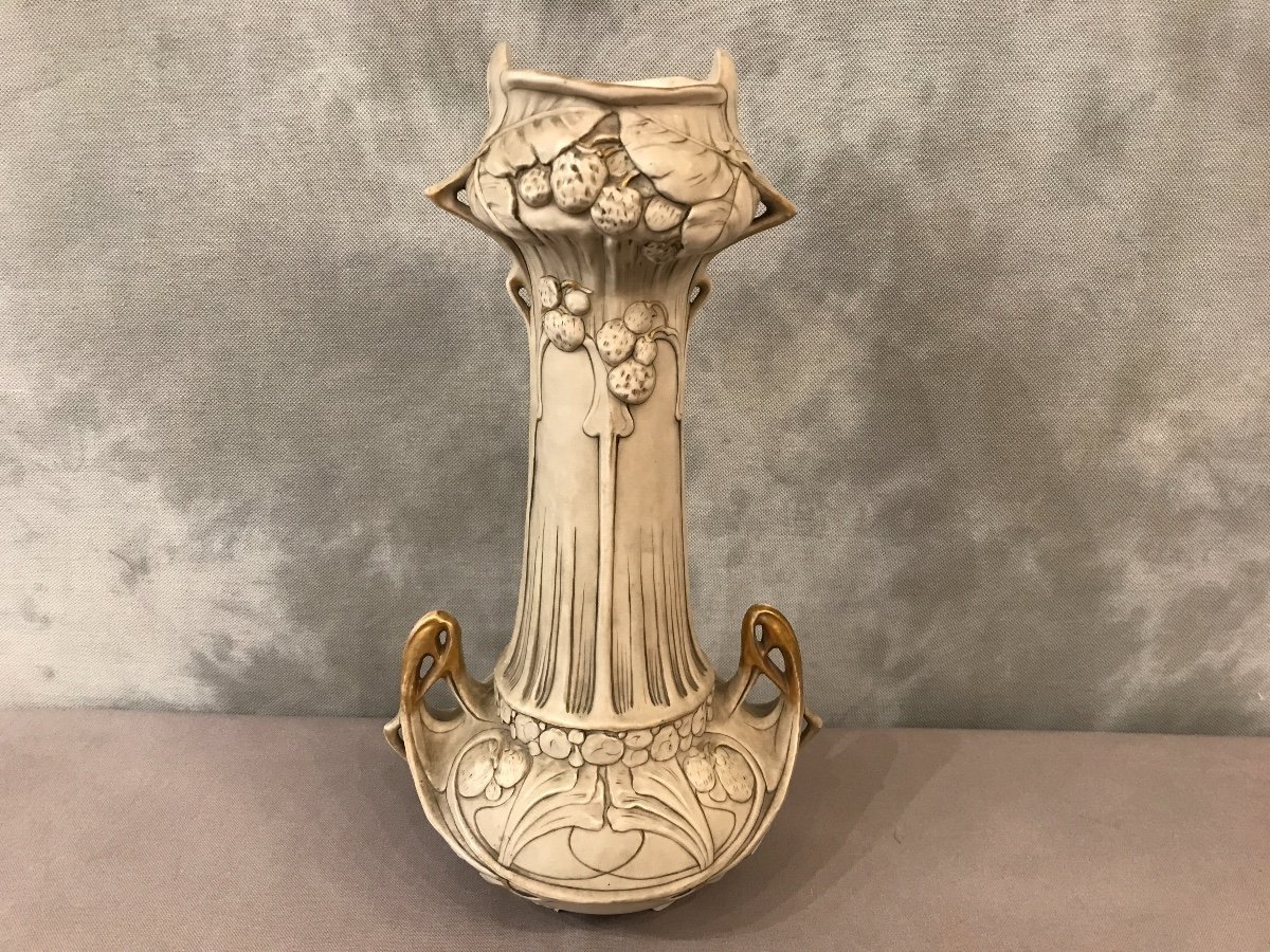 Art Nouveau Royal Dux Bohemia Vase