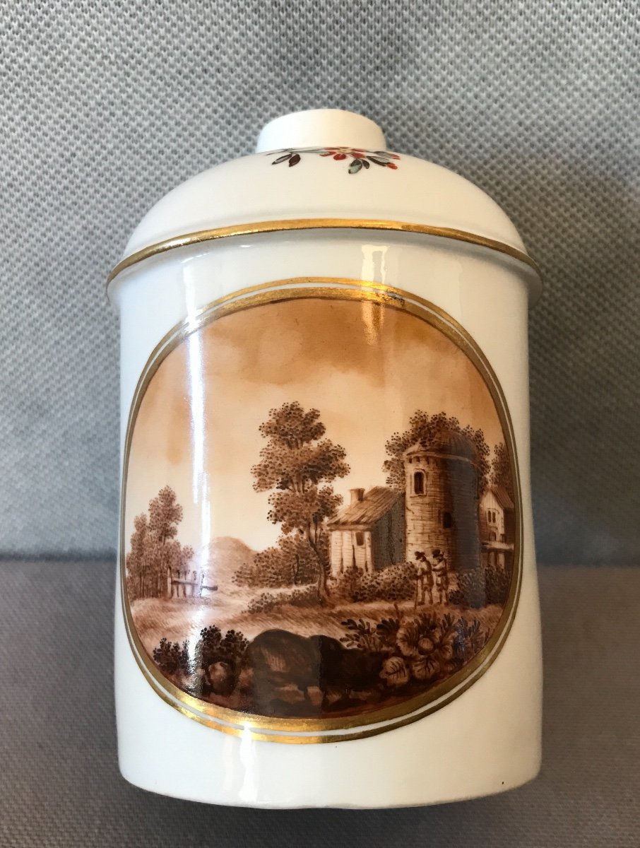 Pot En Porcelaine De Frankethal Vers 1775 -photo-4