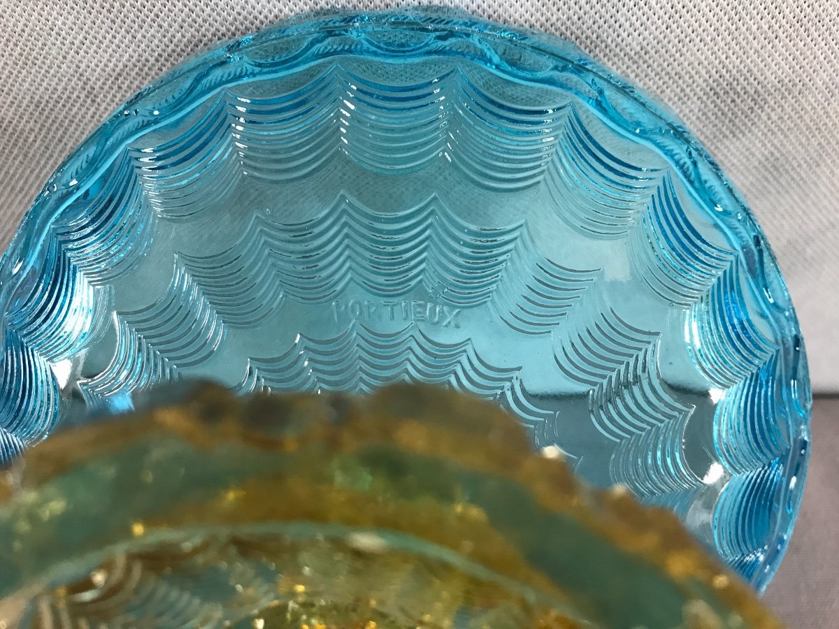 Pressed Glass Cup Georges Sand Model Wearing -photo-2