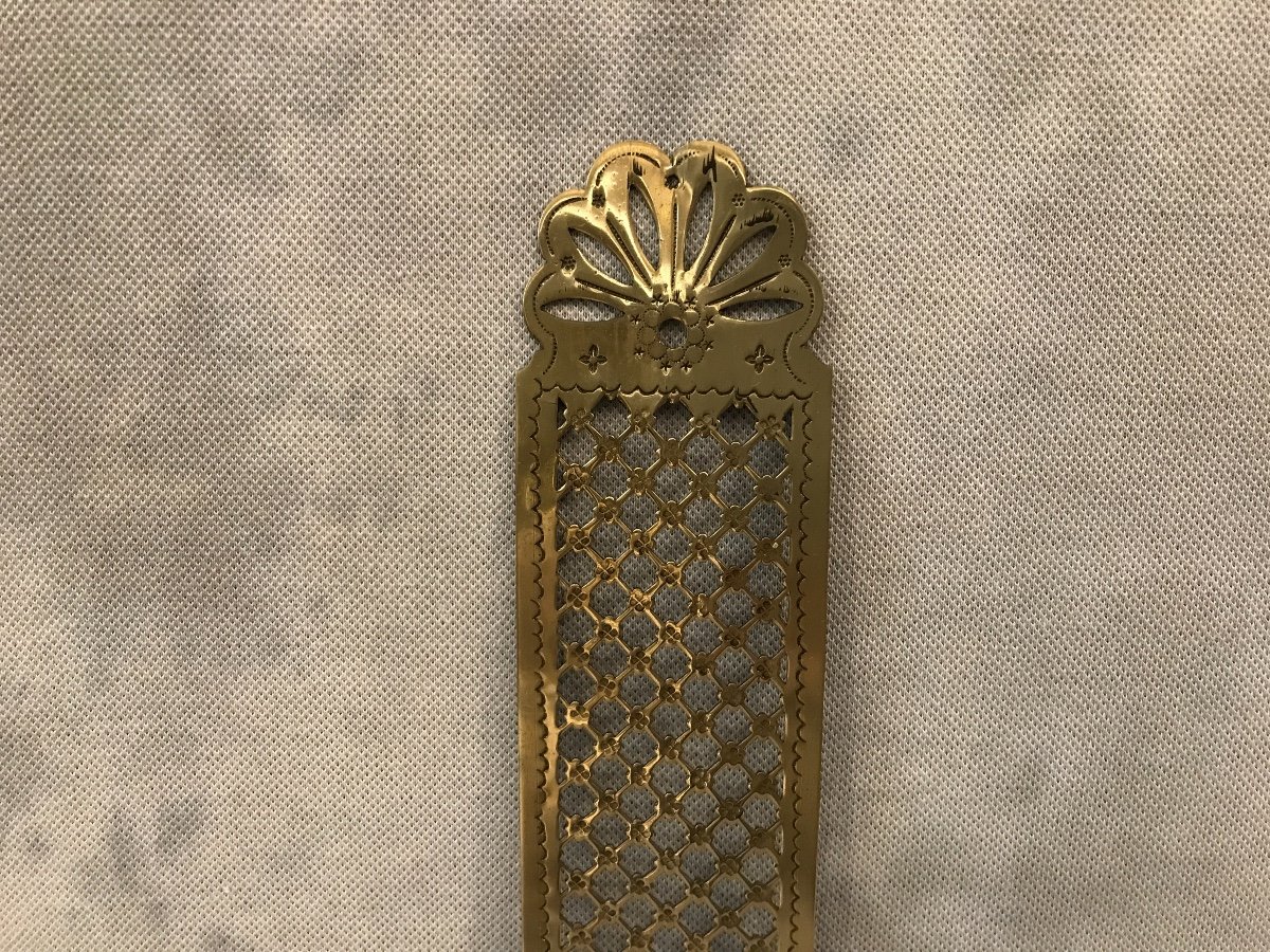 19th Century Polished Brass And Varnish Clean Plate-photo-2