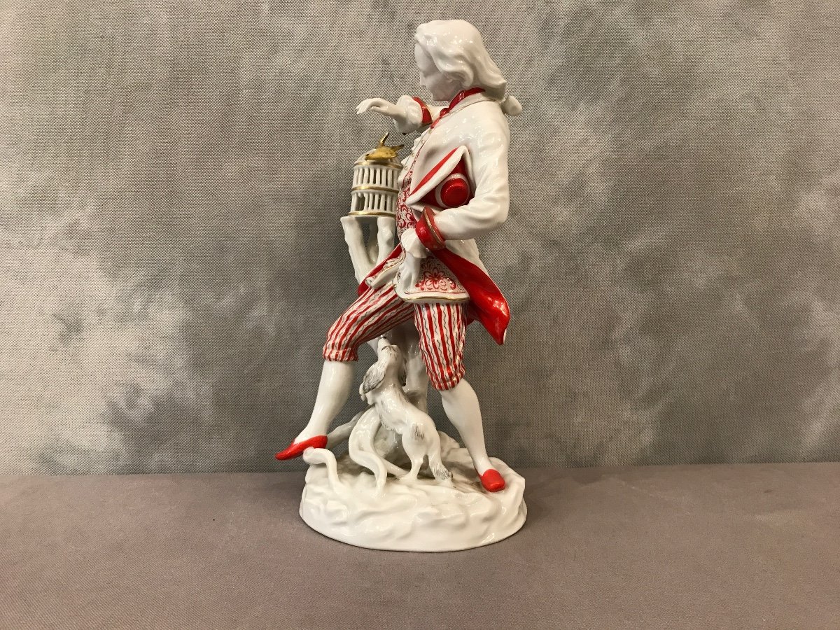 Personnage En Porcelaine Allemande Heubach XXÈme -photo-4