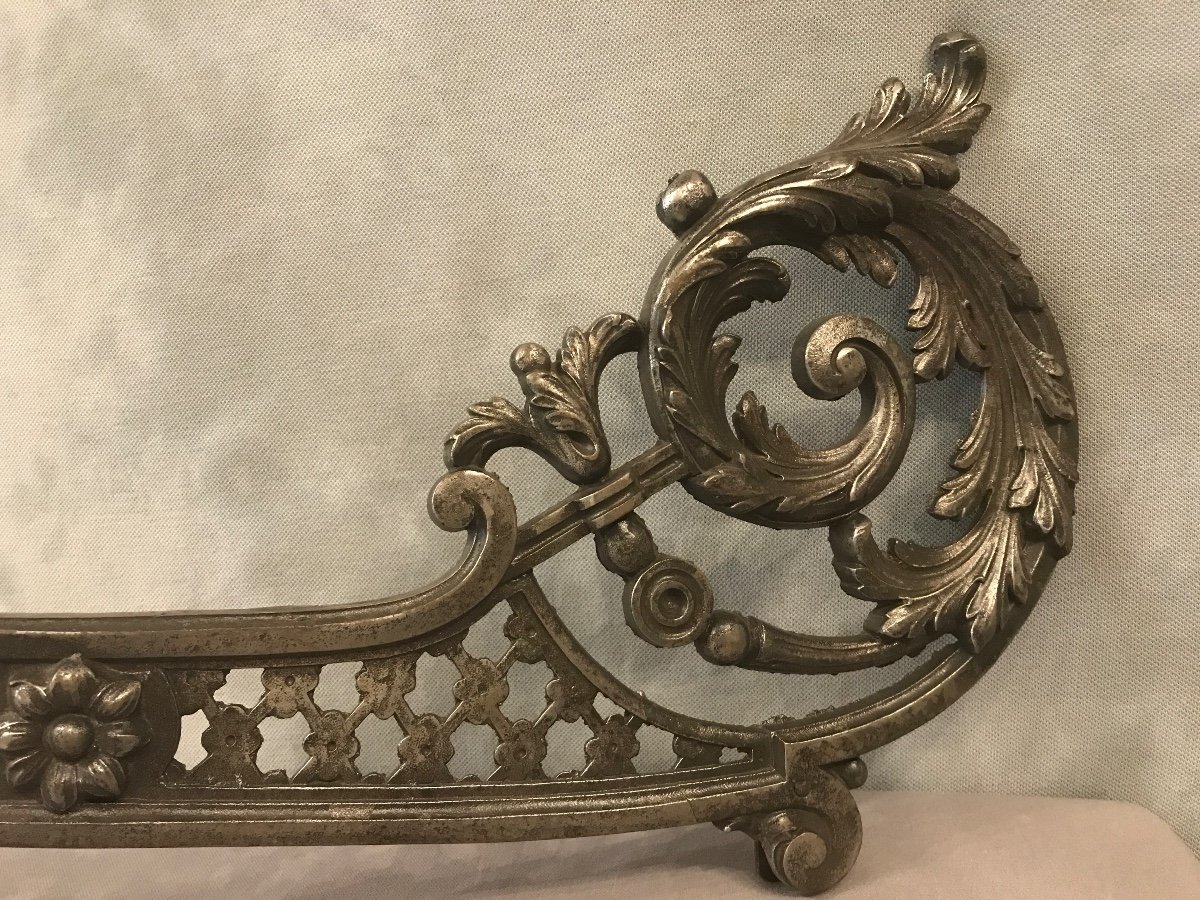 Paire De Décors En Fonte D’époque 19ème -photo-3