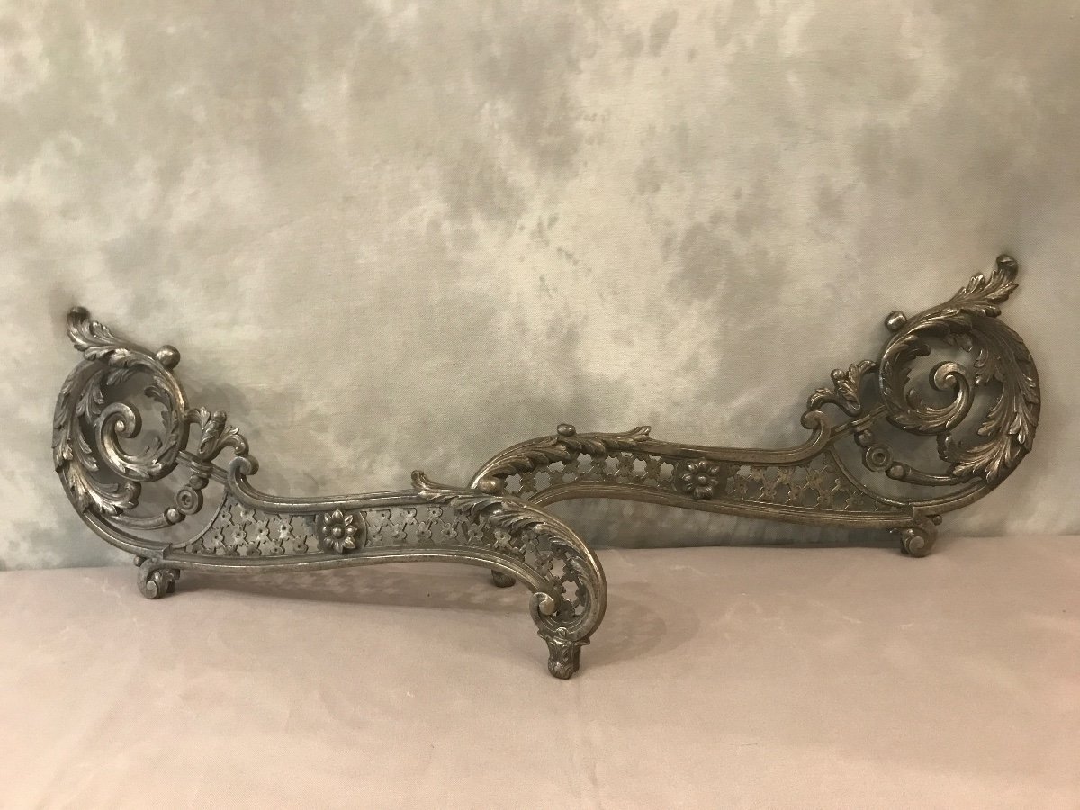 Paire De Décors En Fonte D’époque 19ème -photo-2