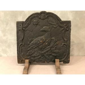 Cast Iron Fireplace Plate Early 19th Century As Is