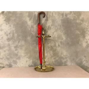 Brass Umbrella Stand Servant Only In Brass And Bronze From 19th Century 