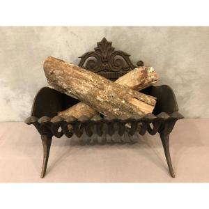 19th Century Cast Iron Charcoal Or Wood Grill
