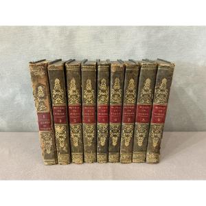 Lot de 9 livres anciens « œuvres de Piron » 1722 