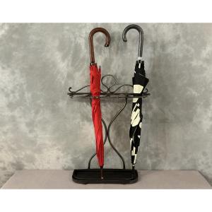 Antique Iron Umbrella Stand From The Late 19th Century 