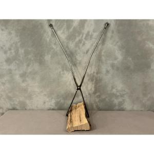 Grande pince ciseaux, pince à bras en fer forgé d’époque 18 ème 