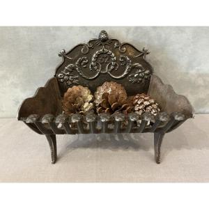 Small Cast-iron Charcoal Grill From The Late 19th Century 