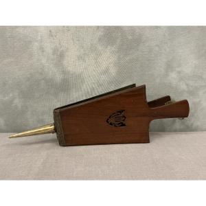 Mahogany Bellows From The Directoire Period, Late 18th To Early 19th Century