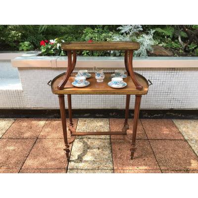 Tea Table Marquetry Rosewood 19th