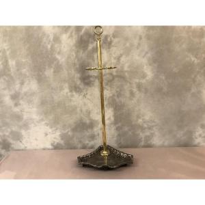 19th Charles X Brass And Cast Iron Servant