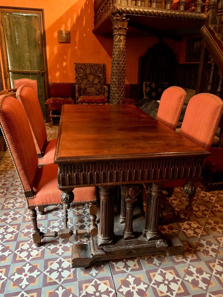 Table En Chêne De La Seconde Renaissance -photo-2