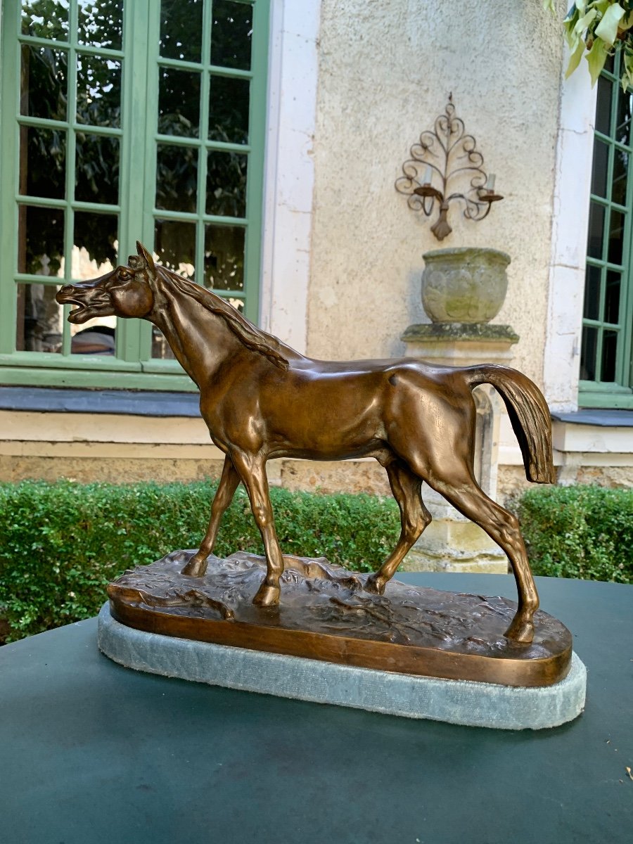 Cheval En Bronze De Pj .mêne-photo-2
