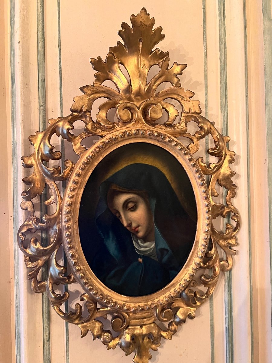 Peinture De La Madone Du Doigt-photo-1
