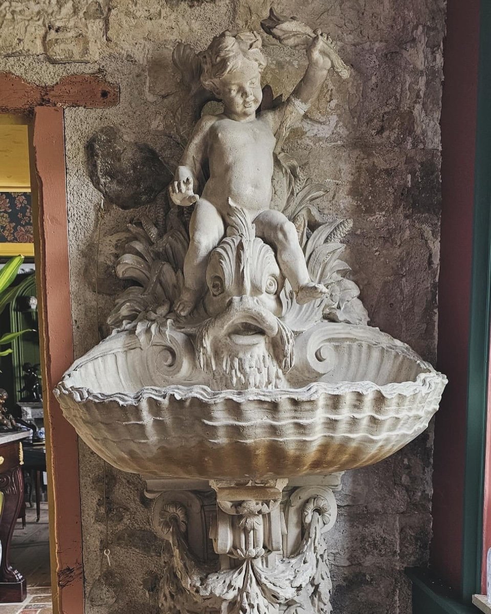 Fontaine En Platre , Decoration D’intérieur -photo-6