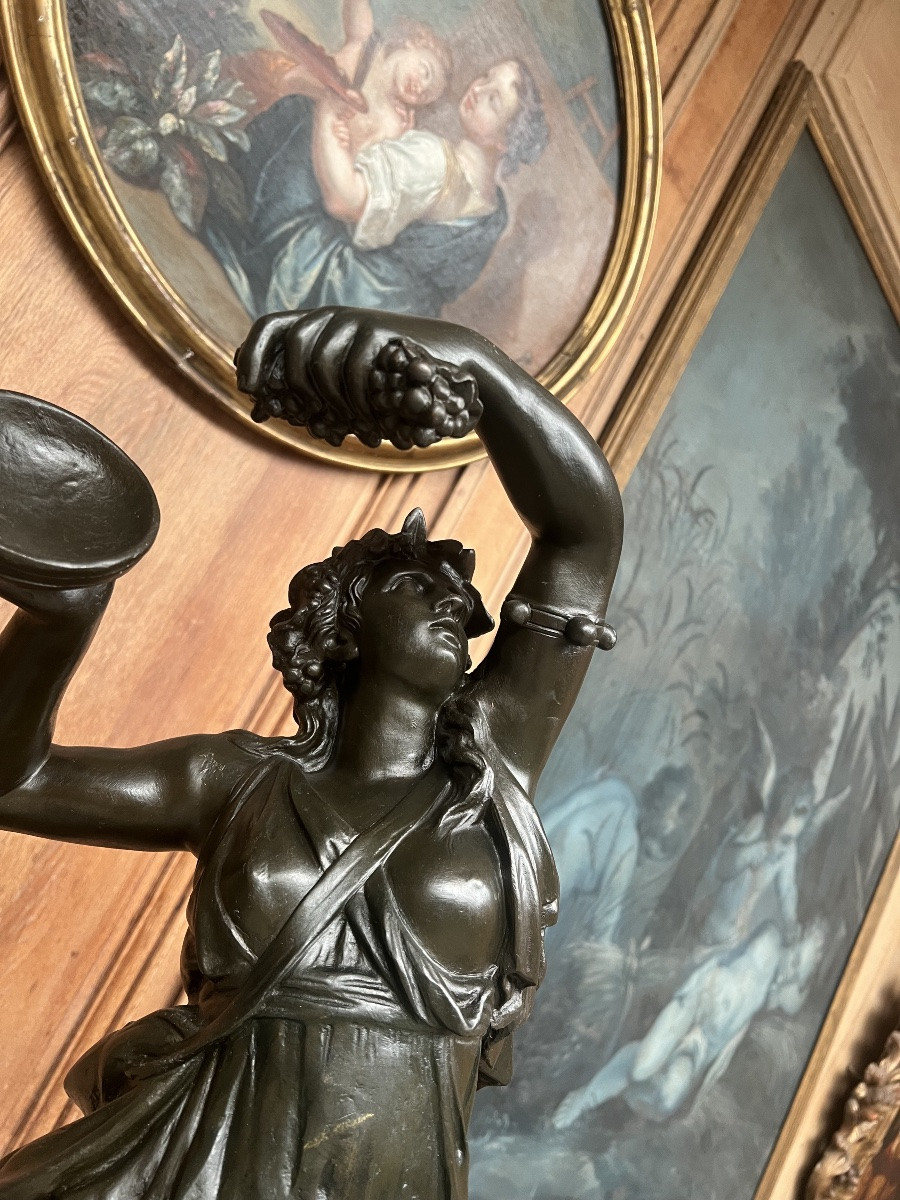 Bronze Bacchante dansant -photo-1