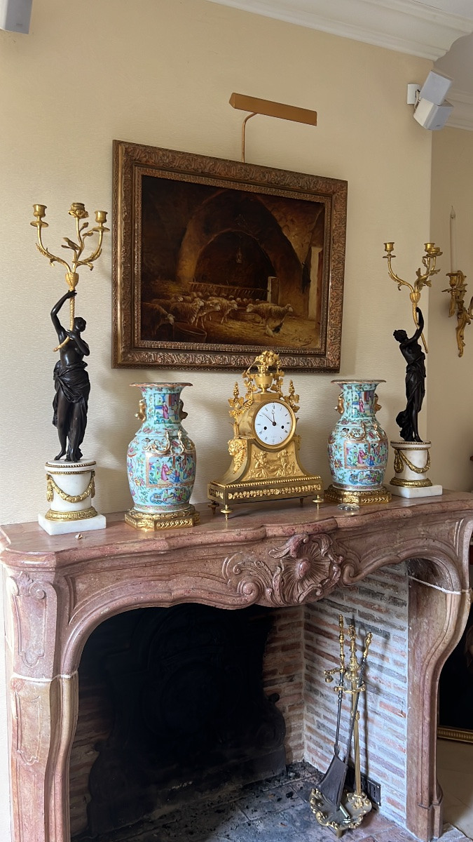 Paire de vase canton -photo-2