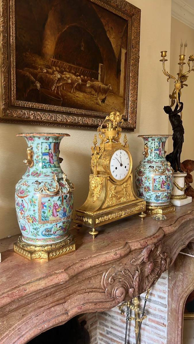 Paire de vase canton -photo-3