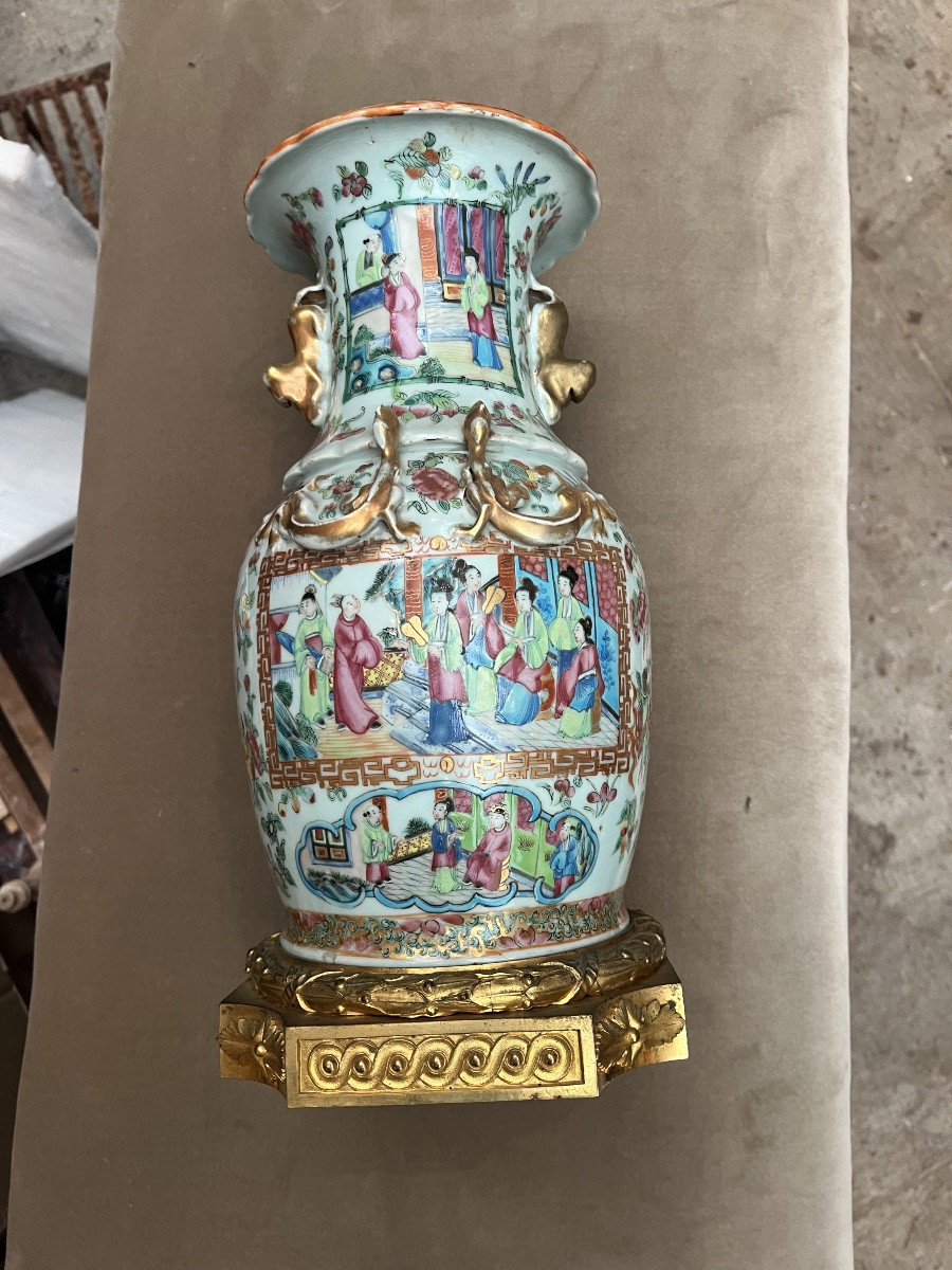 Paire de vase canton -photo-1