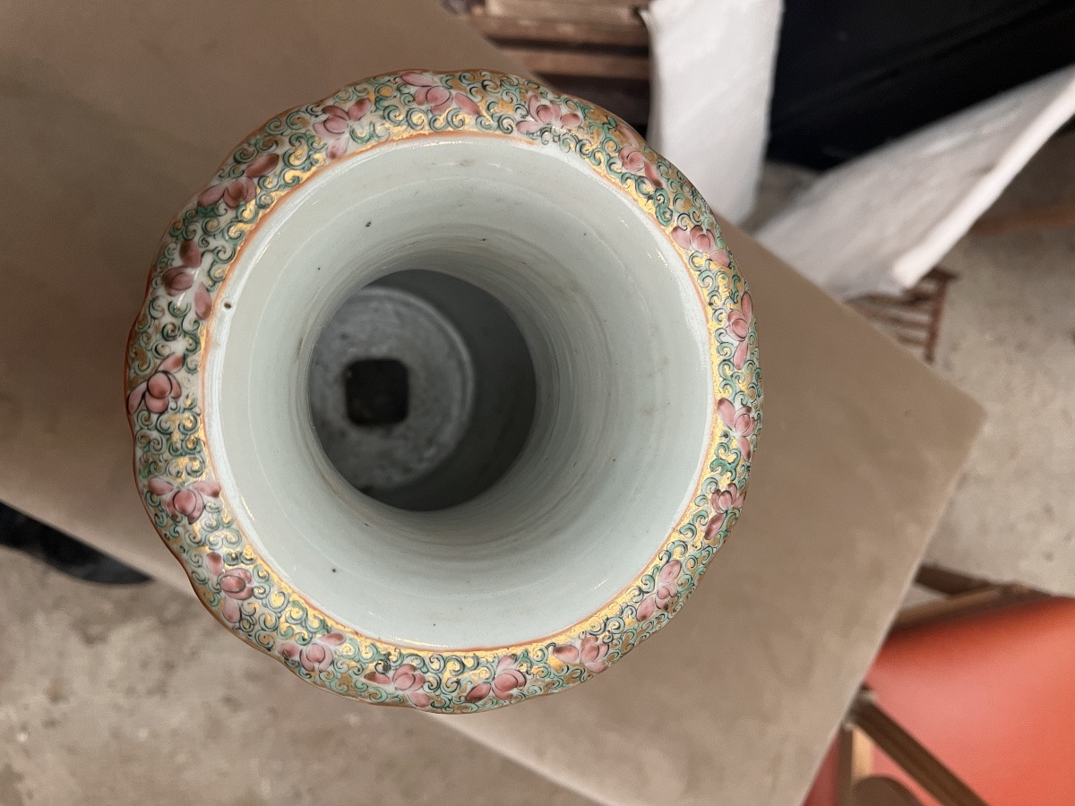 Paire de vase canton -photo-3