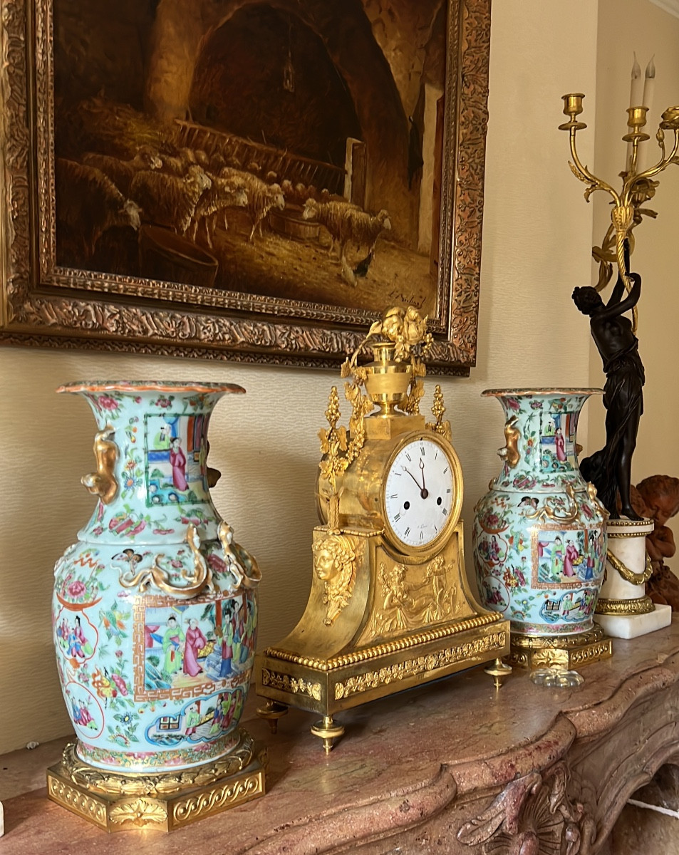 Paire de vase canton 