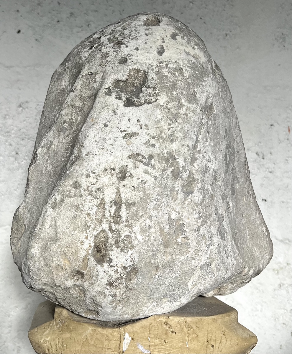 Exceptionnelle tête de religieuse – France, XVe siècle-photo-3