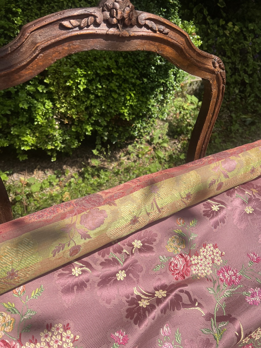 Paire de fauteuils Louis XV en noyer, estampillés Nadal – XVIIIe siècle-photo-2