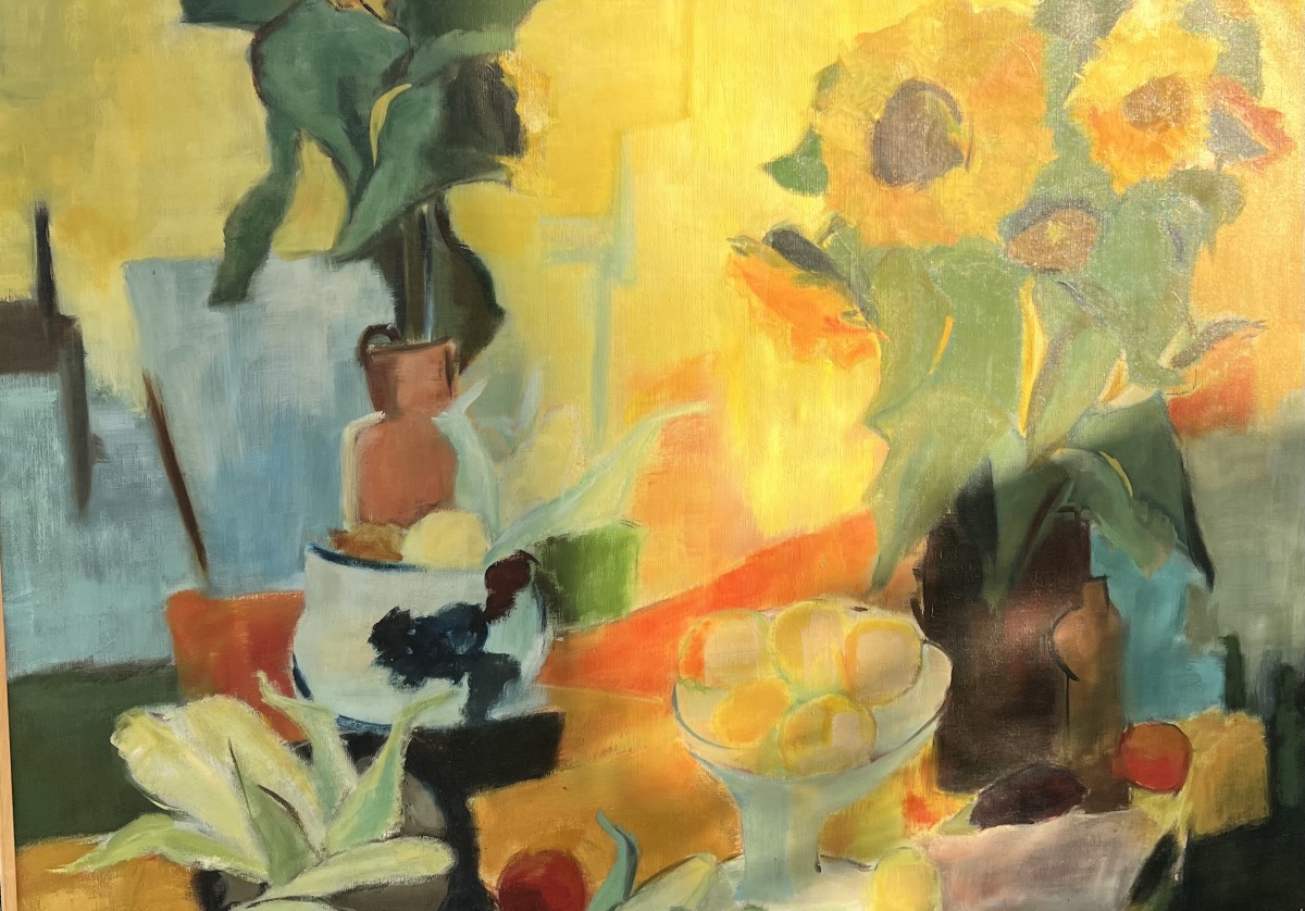 Painting: Still Life With Sunflowers-photo-3