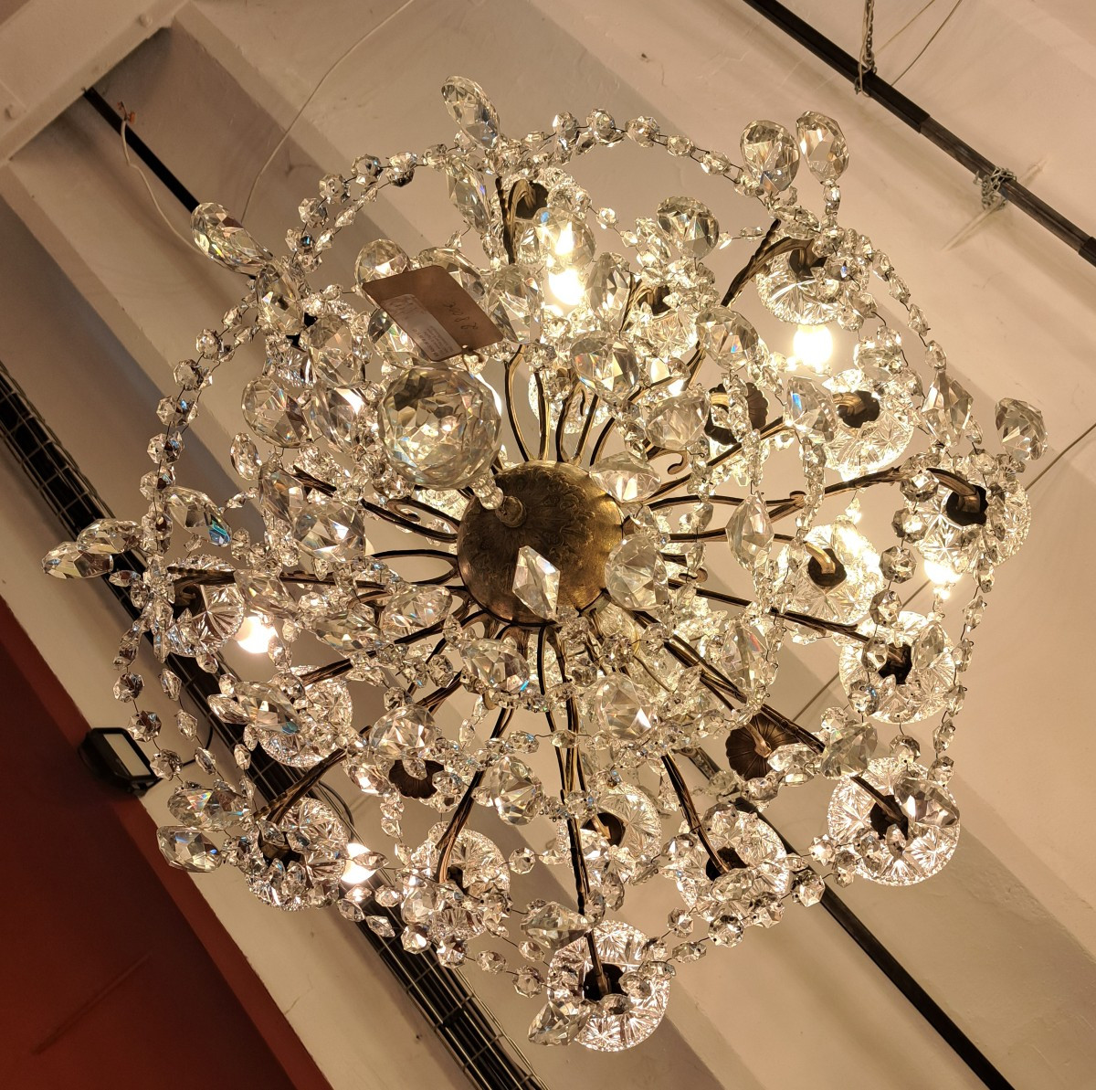Lustre bronze cristal-photo-4