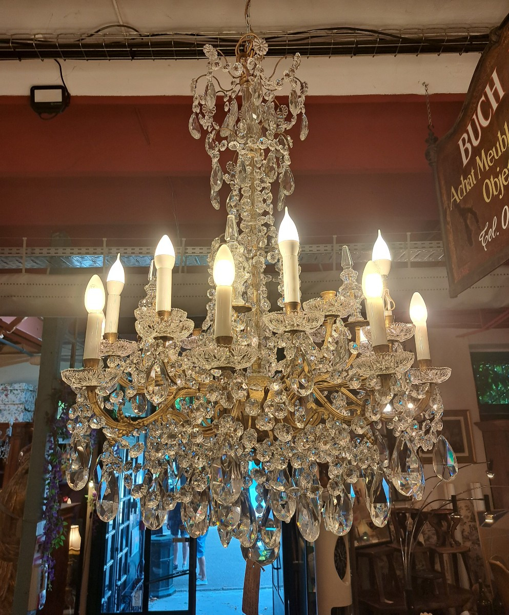 Lustre bronze cristal-photo-1