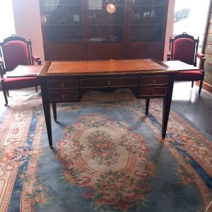 Louis XVI Style Mahogany Flat Desk 